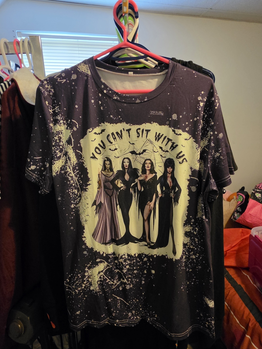 Graphic Women’s Tee - Black “You Can’t Sit With Us”